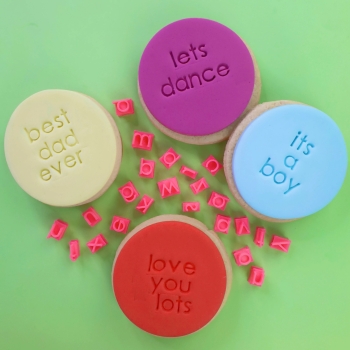 Mini Message Stamp - Modern Lower Case